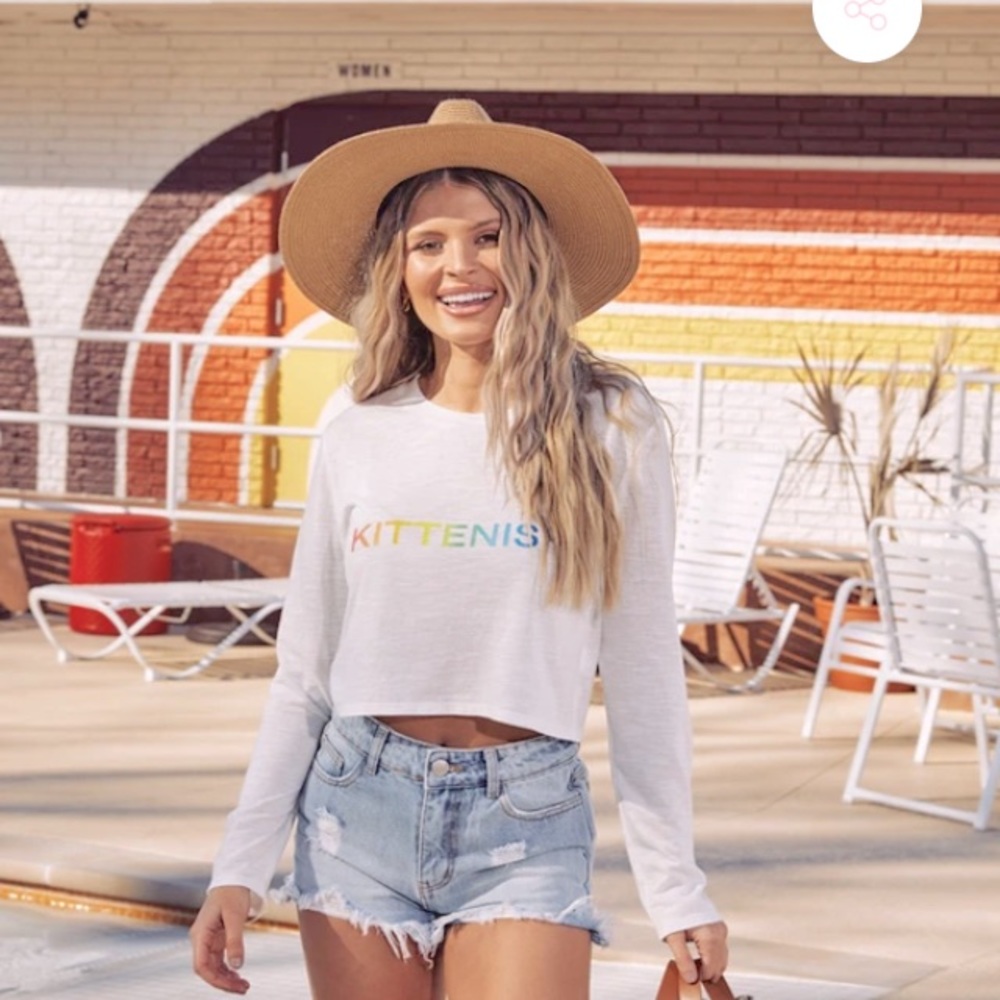Kittenish Logo Long Sleeve Top